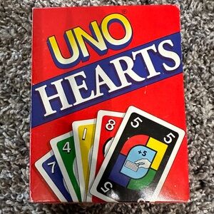 Collectors uno Hearts game